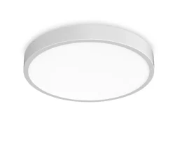 Plafoniere Bagno-Ideal Lux ray pl d60 plafoniera da bagno led 3000k 4000k bianca ip44