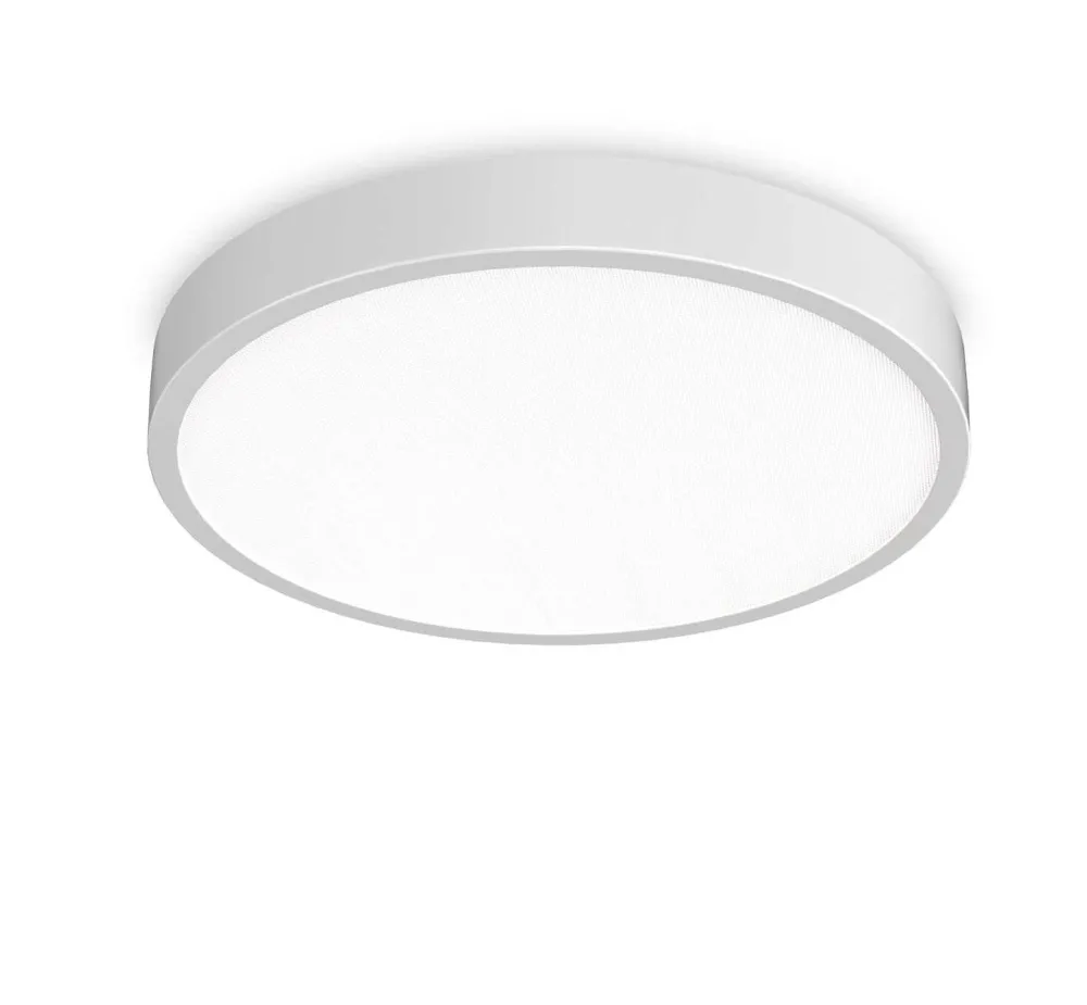 Plafoniere Bagno-Ideal Lux ray pl d60 plafoniera da bagno led 3000k 4000k bianca ip44
