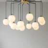 Lampadari Moderni-Ideal Lux rhapsody sp12 lampadario design moderno nero oro
