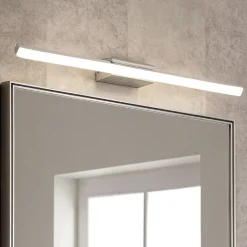 Applique Da Bagno-Ideal Lux riflesso ap d62 applique specchio bagno cromo led 16w