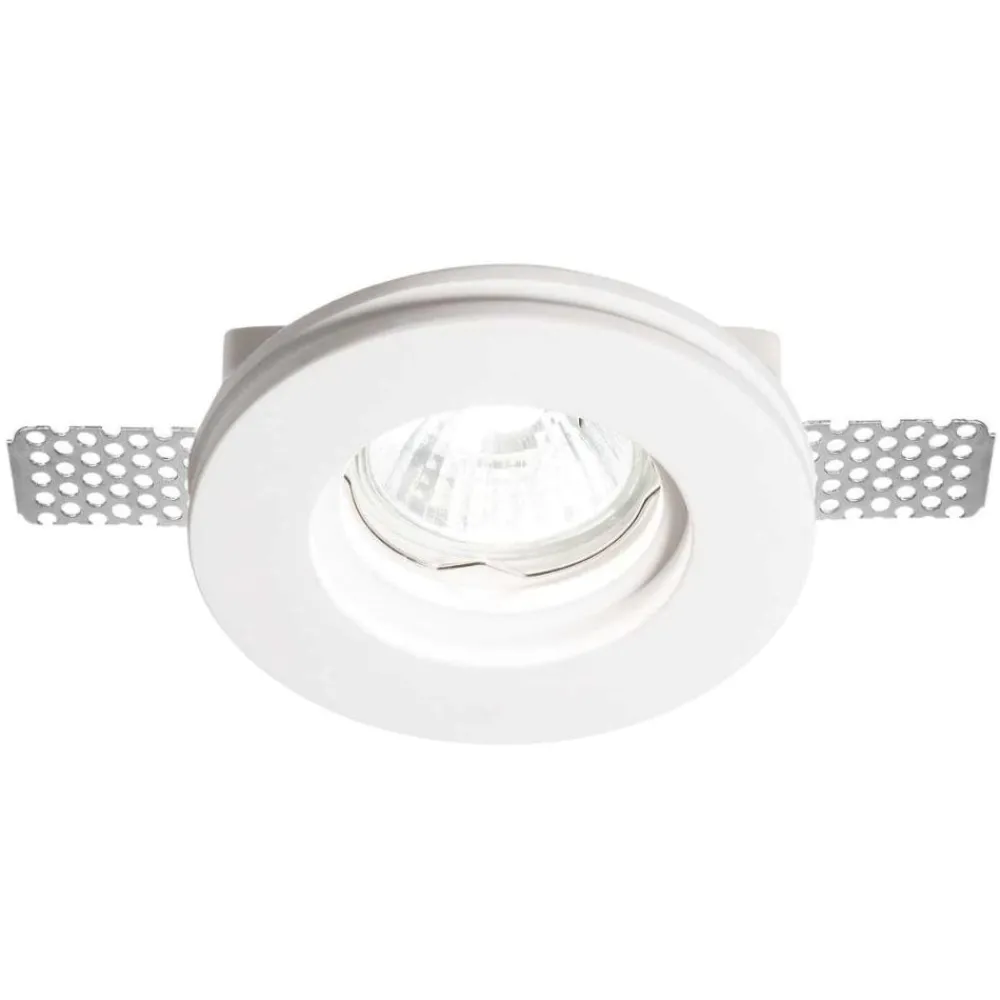 Faretti Da Incasso-Ideal Lux samba fi round d90 faretto da incasso tondo gu10