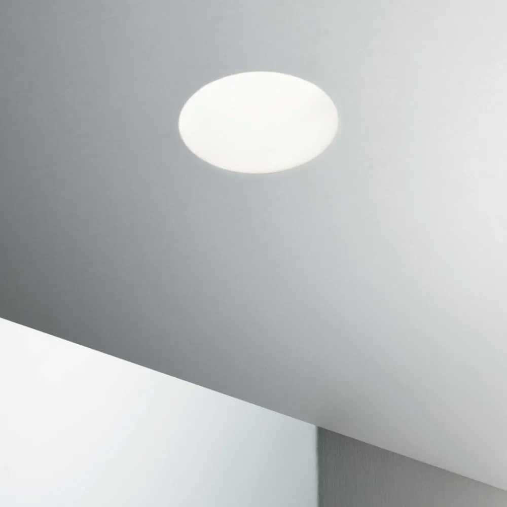 Faretti Da Incasso-Ideal Lux samba fi round d90 faretto da incasso tondo gu10