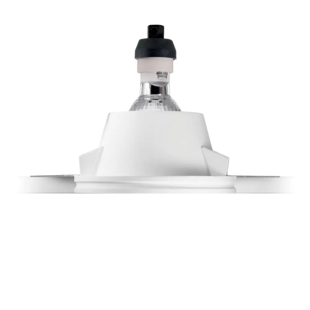 Faretti Da Incasso-Ideal Lux samba fi round d90 faretto da incasso tondo gu10