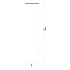Faretti Da Soffitto-Ideal Lux sky pl1 faretto per cucina squadrato nero