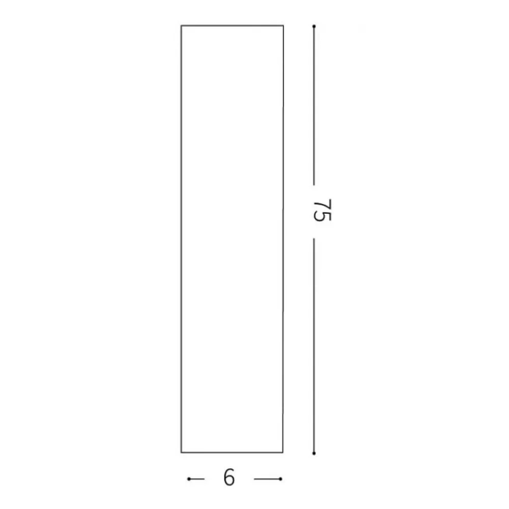 Faretti Da Soffitto-Ideal Lux sky pl1 faretto per cucina squadrato nero