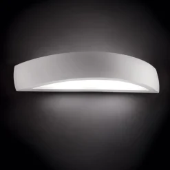 Applique Da Parete-Ideal Lux soda ap1 applique in gesso verniciabile 30cm