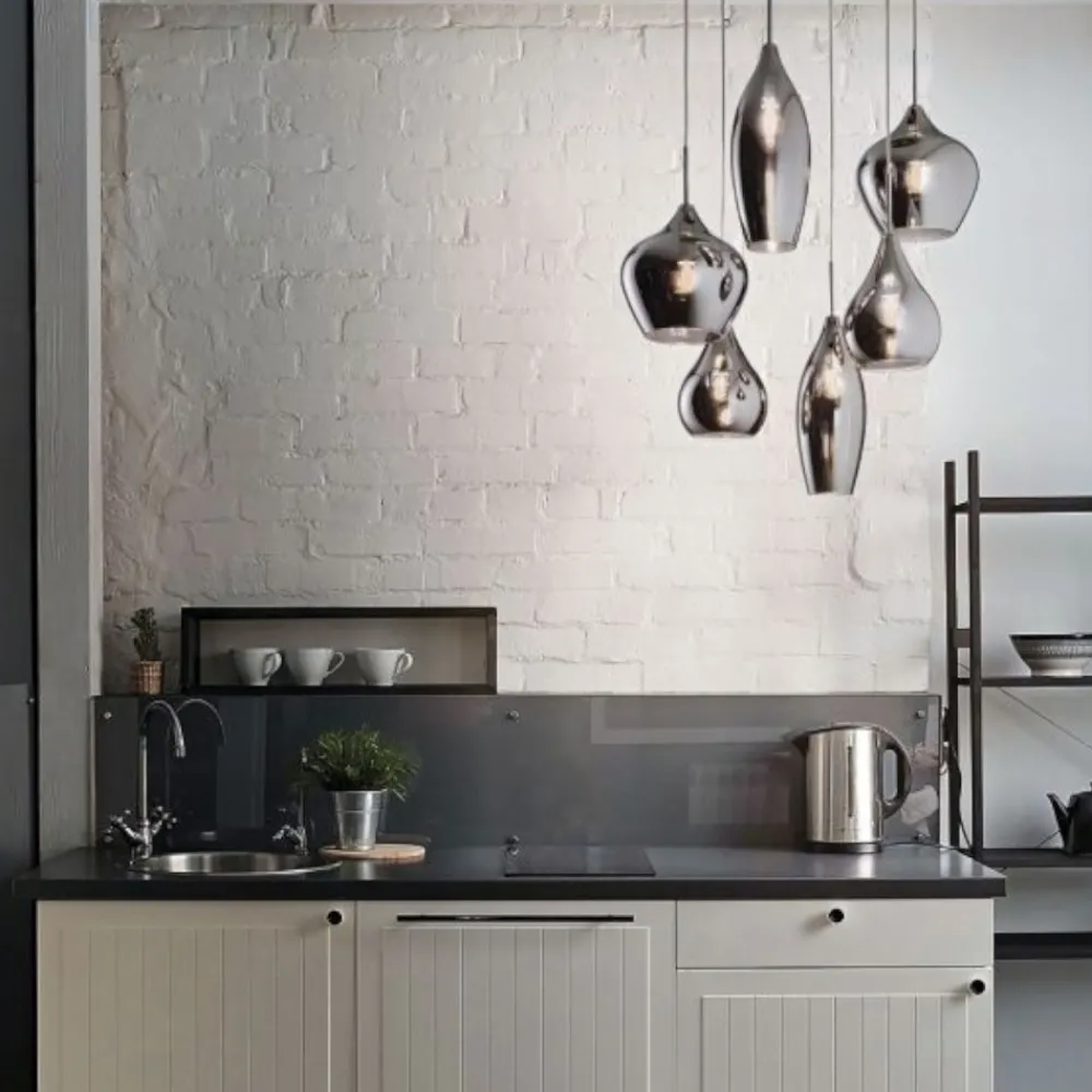 Lampadari Moderni-Ideal Lux soft sp6 fume lampadario vetri fume per soggiorno
