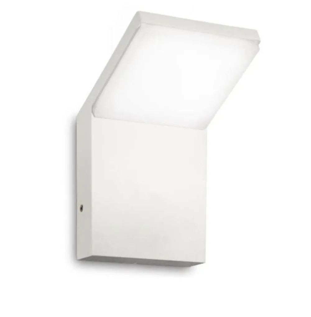 Applique Da Esterno-Ideal Lux style ap 3000k applique da esterno bianca led 9w 3000k bice ip54