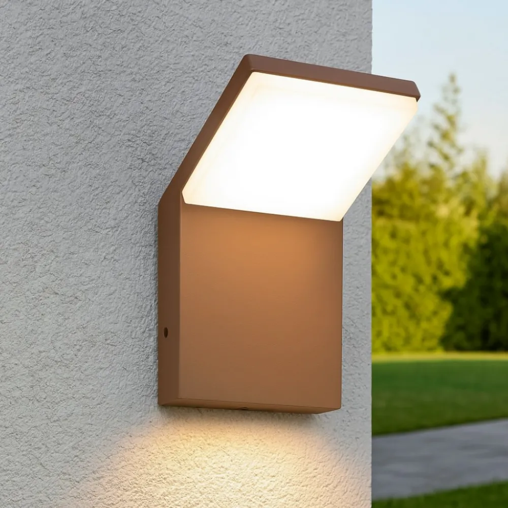 Applique Da Esterno-Ideal Lux style ap 3000k applique da esterno marrone