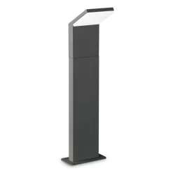 Lampioni Da Giardino-Ideal Lux style pt h050 4000k lampioncino antracite led per giardino