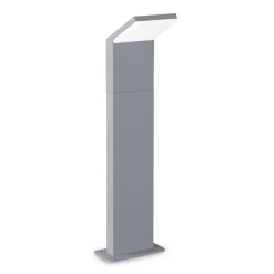 Lampioni Da Giardino-Ideal Lux style pt h050 4000k lampioncino da giardino grigio moderno