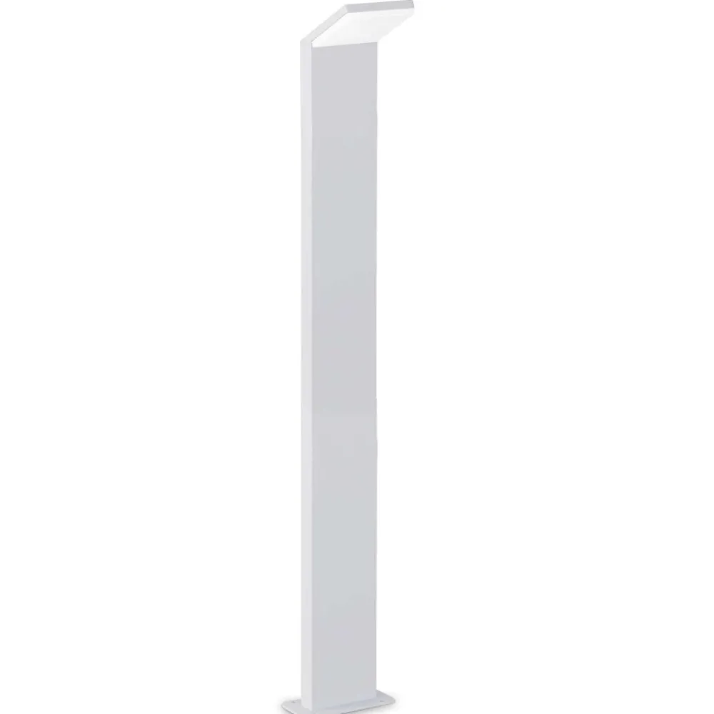 Lampioni Da Giardino-Ideal Lux style pt h100 4000k lampione da giardino led ip54 bianco