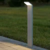 Lampioni Da Giardino-Ideal Lux style pt h100 lampione da esterno grigio led 9w 3000k