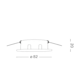 Faretti Da Incasso-Ideal Lux swing fi box 3 faretti orientabili da incasso a soffitto cromo