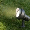 Faretti Da Esterno-Ideal Lux terra pr1 big faretto da terra con picchetto per giardino ip65 antracite
