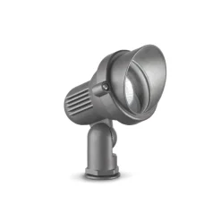 Faretti Da Esterno-Ideal Lux terra pr1 small faretto per esterno con picchetto antracite ip65
