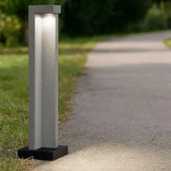 Lampioni Da Giardino-Ideal Lux titano pt h74 3000k lampione per giardino