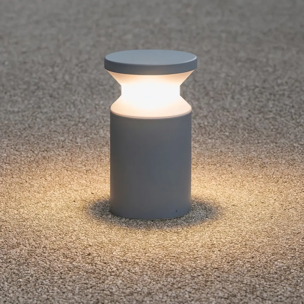 Lampioni Da Giardino-Ideal Lux torre pt1 h22 lampione basso per eserno