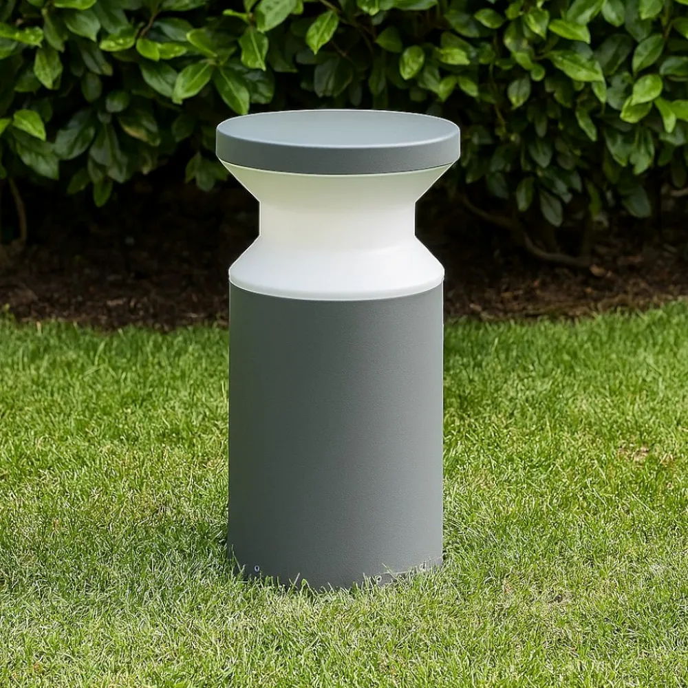 Lampioni Da Giardino-Ideal Lux torre pt1 h22 lampione basso per eserno