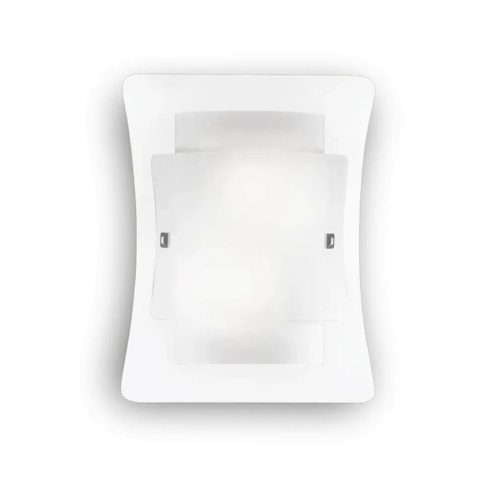Applique Da Parete-Ideal Lux triplo ap2 applique moderna triplo vetro curvo