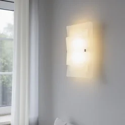 Applique Da Parete-Ideal Lux triplo ap2 applique moderna triplo vetro curvo