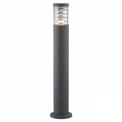 Lampioni Da Giardino-Ideal Lux tronco pt1 h80 nero lampioncino per esterni ip65