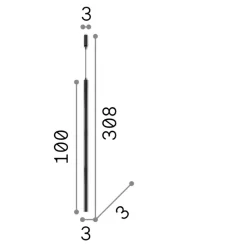 Lampade A Sospensione-Ideal Lux ultrathin sp d100 round nero lampada cilindro led 11,5w 3000k