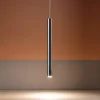 Lampade A Sospensione-Ideal Lux ultrathin sp d040 round cromo lampada a sospensione per cucina led
