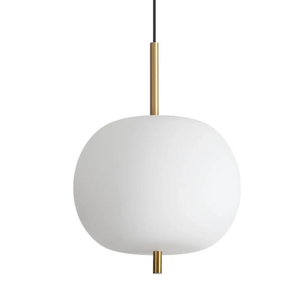 Lampade A Sospensione-Ideal Lux umile-1 sp1 lampada a sospensione vetro bianco led 3000k