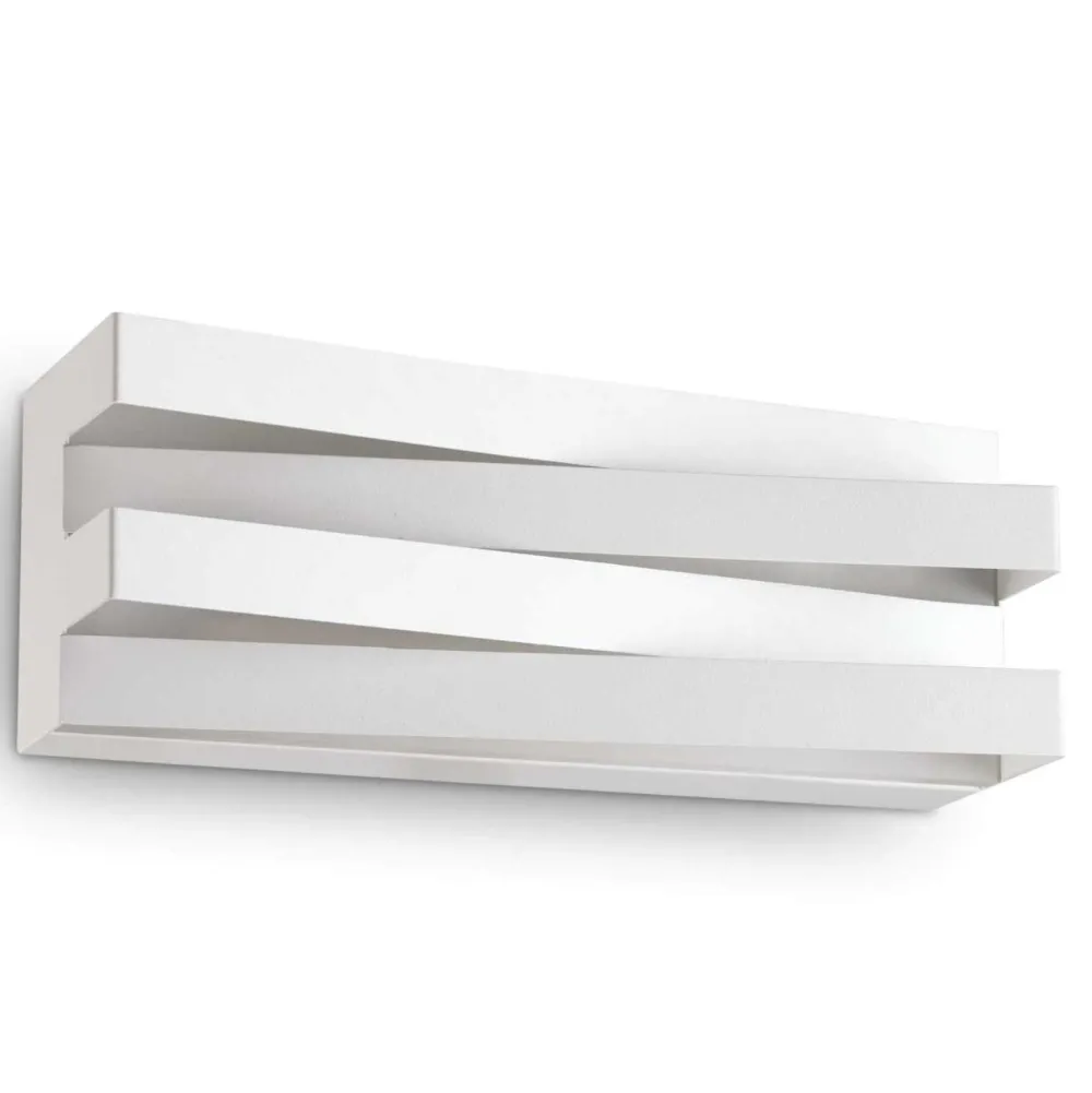 Applique Da Parete-Ideal Lux virtus ap 3000k applique design led 17w 3000k bianca