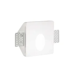 Segnapasso Led-Ideal Lux walky-3 fi segnapasso led 1w 3000k 220-240v di gesso bianco da incasso