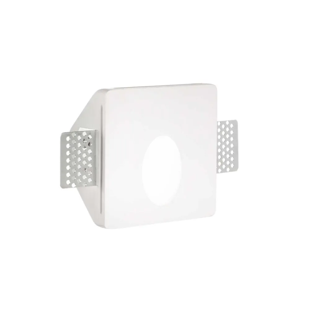 Segnapasso Led-Ideal Lux walky-3 fi segnapasso led 1w 3000k 220-240v di gesso bianco da incasso