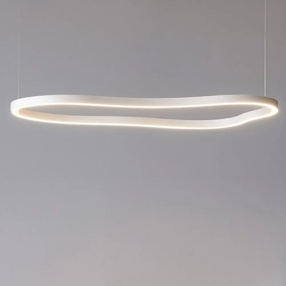 Lampadari Moderni-Ideal Lux waves-3 sp lampadario moderno bianco led 155cm