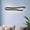 Lampadari Moderni-Ideal Lux waves-1 sp lampadario moderno nero led