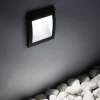 Segnapasso Led-Ideal Lux wire segnapasso antracite da esterni incasso parete led 1,5w 3000k ip65