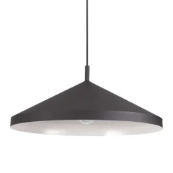 Lampadari Cucina-Ideal Lux yurta sp1 d 50 lampadario cono nero per cucina