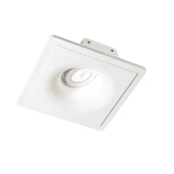 Faretti Da Incasso-Ideal Lux zephyr fi d20 faretto gesso incasso per controsoffitto gu10 220v orientabile