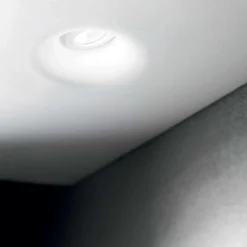 Faretti Da Incasso-Ideal Lux zephyr fi d20 faretto gesso incasso per controsoffitto gu10 220v orientabile