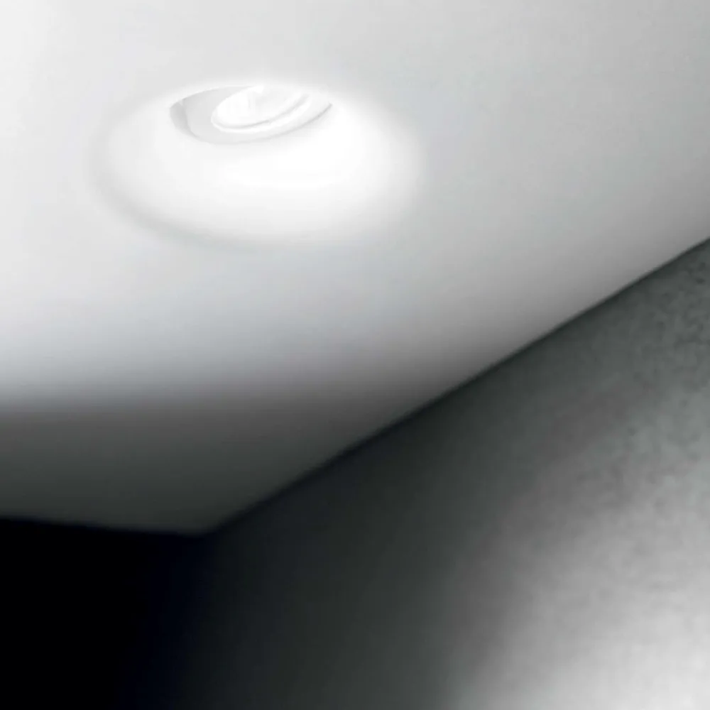 Faretti Da Incasso-Ideal Lux zephyr fi d20 faretto gesso incasso per controsoffitto gu10 220v orientabile