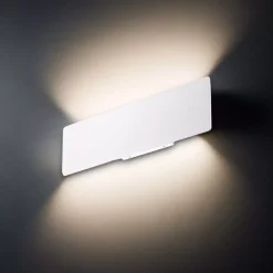Applique Da Parete-Ideal Lux zig zag ap1 d29 bianco led 4000k 12,5w applique moderna