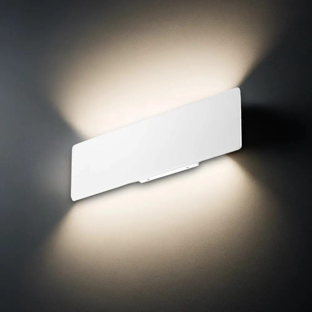 Applique Da Parete-Ideal Lux zig zag ap d29 2700k applique moderna led bianca