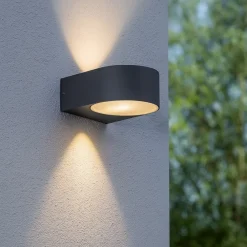 Applique Da Esterno-Ideal Lux Iko ap1 applique per esterno ip54 antracite mdoerna