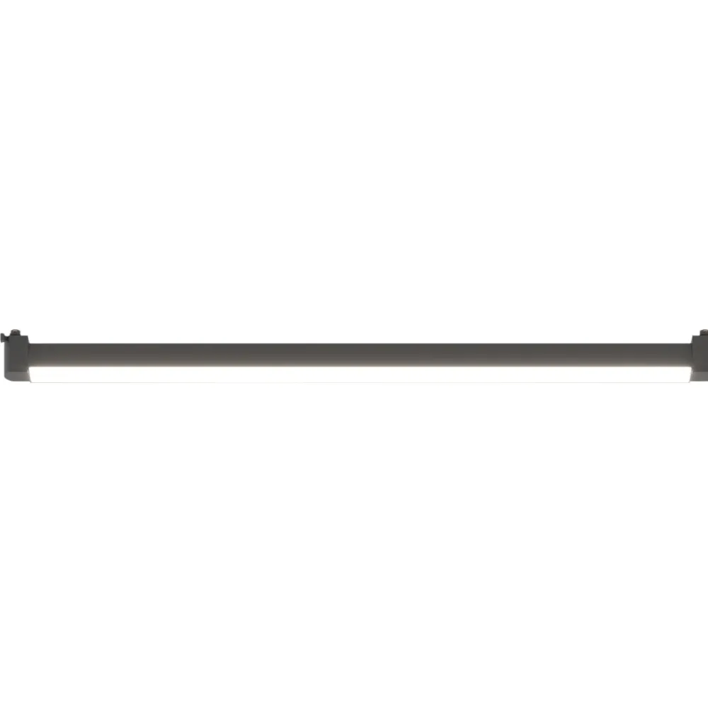 Illuminazione A Binario-Selezionato da Mazzolaluce Illuminazione a binario nero monofase led 40w 3000k con spot orientabili