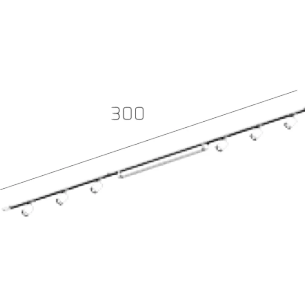 Illuminazione A Binario-Selezionato da Mazzolaluce Illuminazione a binario nero monofase led 40w 3000k con spot orientabili
