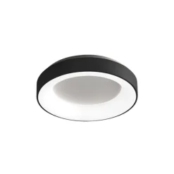 Plafoniere Moderne-Vivida International Inner-r plafoniera 48 rotonda nera led 40w 3000k 4000k dimmerabile vivida