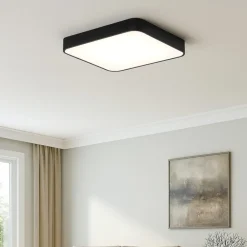 Plafoniere Moderne-Vivida International Inner-s plafoniera 60 nera quadrata 50w 3000k 4000k dimmerabile vivida