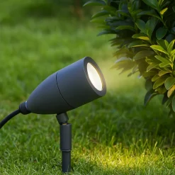 Faretti Da Esterno-Ideal Lux Inside pr1 faretto da giardino con picchetto antracite