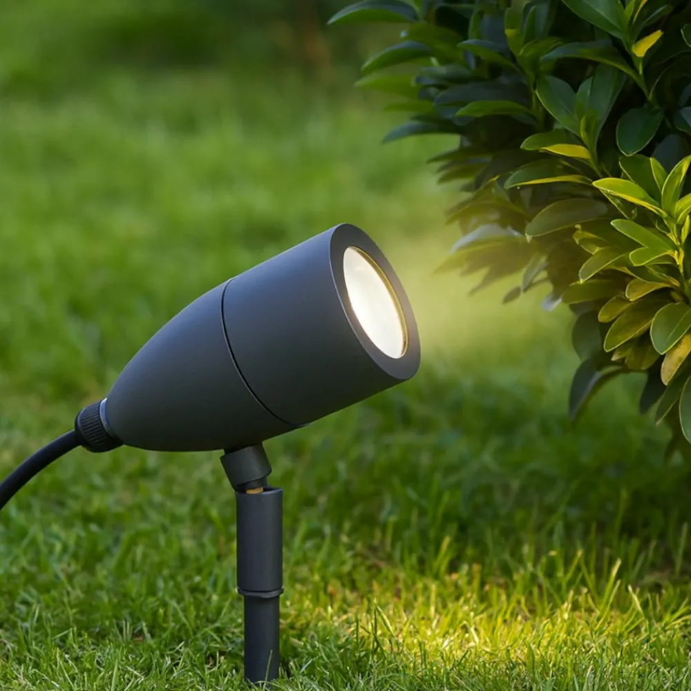 Faretti Da Esterno-Ideal Lux Inside pr1 faretto da giardino con picchetto antracite