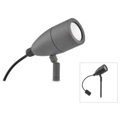 Faretti Da Esterno-Ideal Lux Inside pr1 faretto da giardino con picchetto antracite