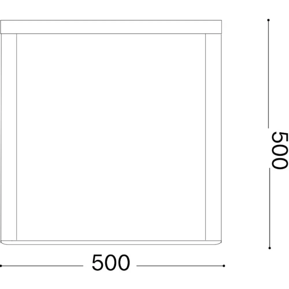 Lampade Da Esterno Giardino-Ideal Lux Ipotesi pt h50 lampada per esterno 50cm nero ip44